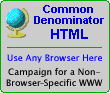 Campaign for a non-browser-specific WWW